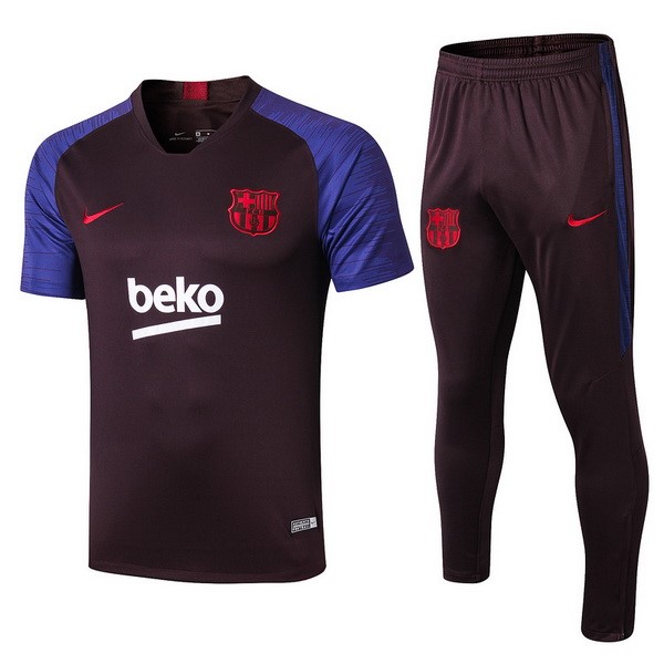 Entrenamiento Barcelona Conjunto Completo 2019-2020 Purpura Marino